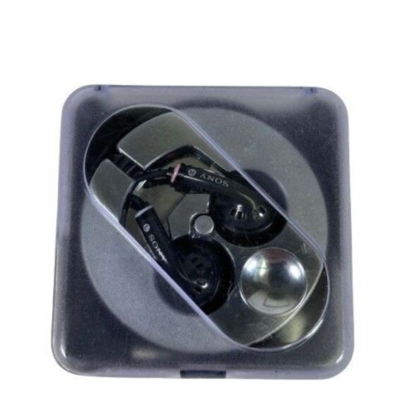 Sony MDR-E424 Turbo Fontopid Stereo Earbuds Walkman Headphones w/Case - Works - Picture 10 of 11